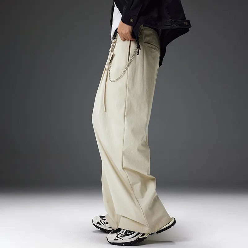 GTRG Casual Pants Unisex Apricot-6