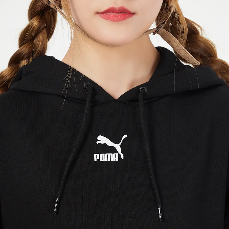 PUMA Sweatshirts Women's Black-3