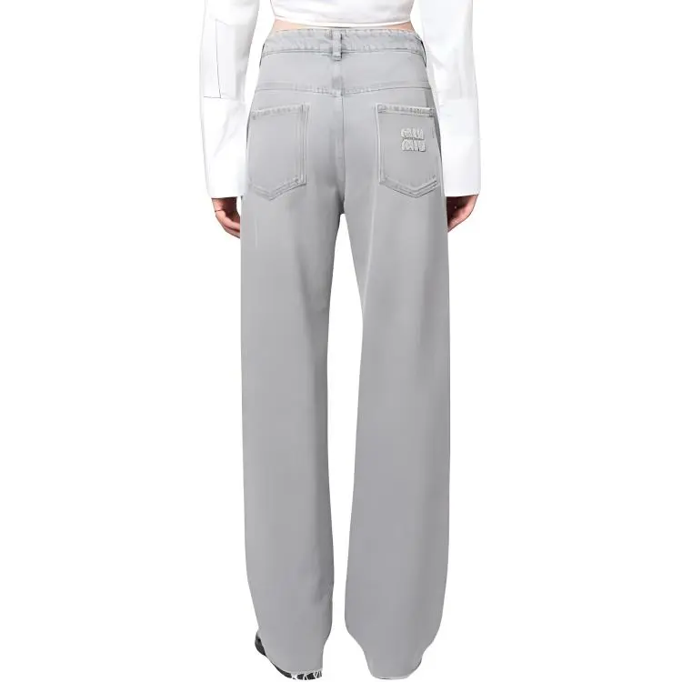 MIU MIU Jeans Women's Gray-3