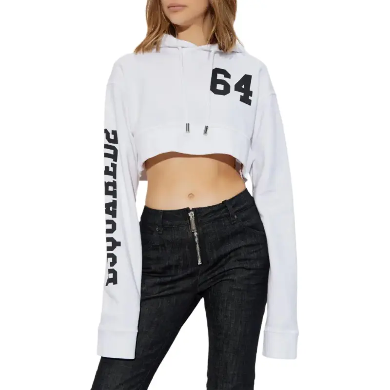 DSQUARED 2 Dyed Cool Cropped Fit Hoodie-1