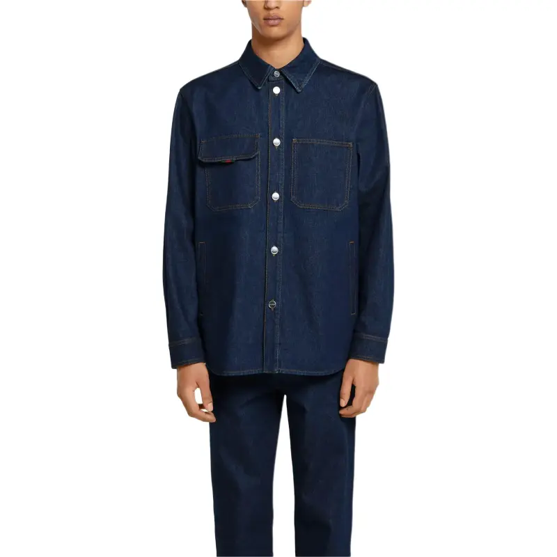 GUCCI Lido FW25 Shirt Men's Dark Blue-1
