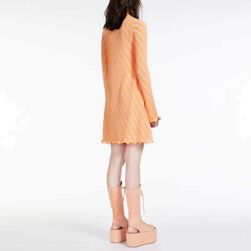 SportMa Long Sleeved Dress Women's Pink-3