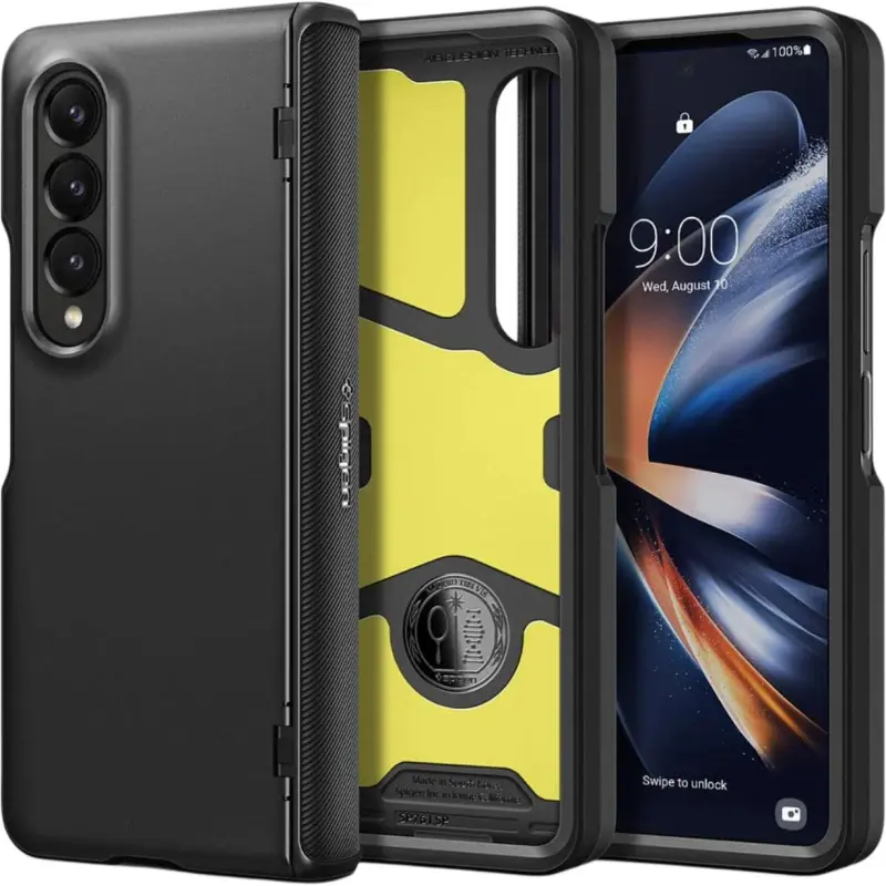 Spigen TPU Material Impact-Resistant Protection Phone Cases Compatible With Galaxy Z Fold 4 Business Formal-6