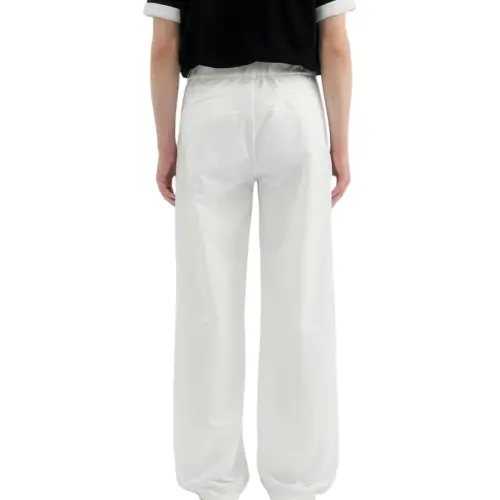 MYSAMESAME Casual Pants Unisex White In Stock