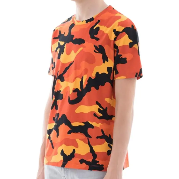 Valentino T-Shirts Men Orange Yellow-3