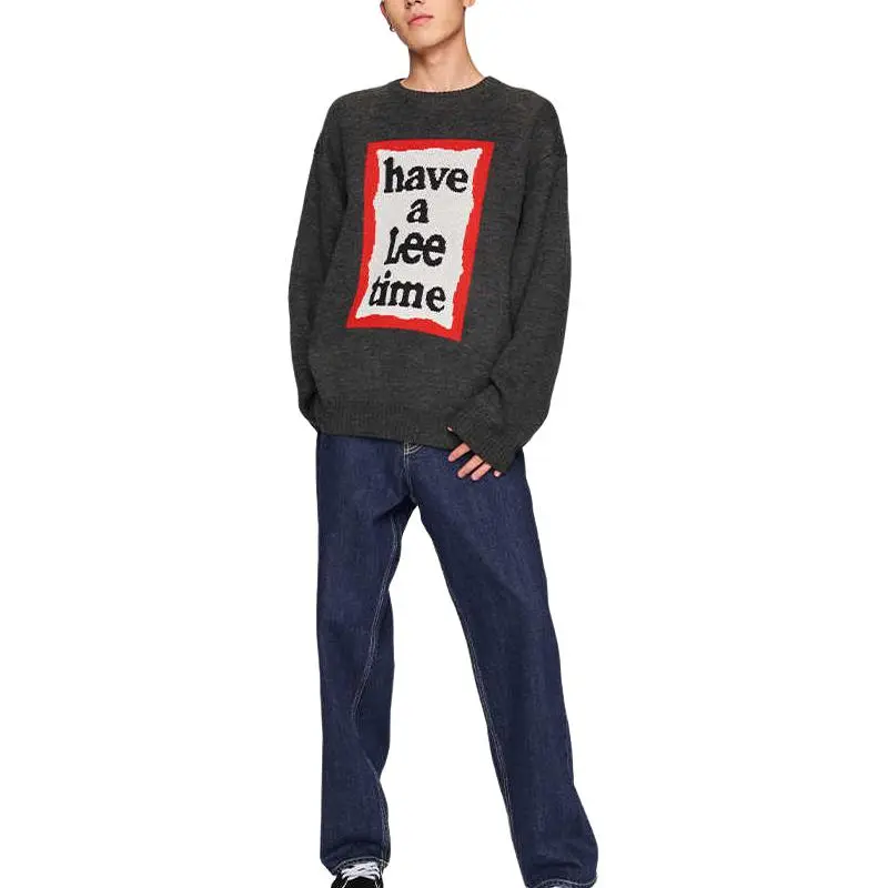 Lee x Have A Good Time Knitwear Unisex Iron Gray-2