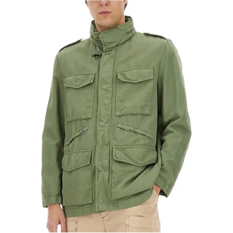 FAY SS25 Jackets & Coats Men's Green-2