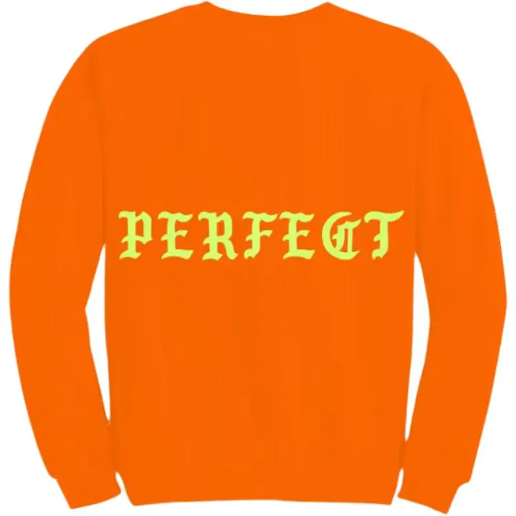 Kanye West Sweatshirt Men's Orange-1
