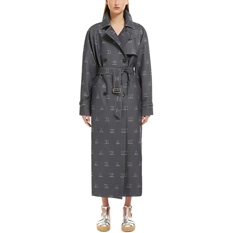 MaxMara Trench Coats Women's Dark Blue-2