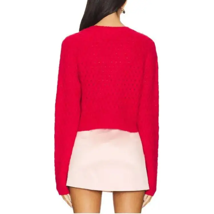 LOVESHACKFANCY Knitwear Women's Red-1