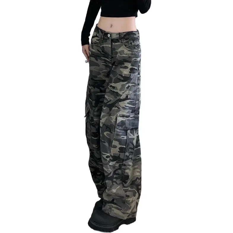 NHZN Jeans Women's Camouflage-2