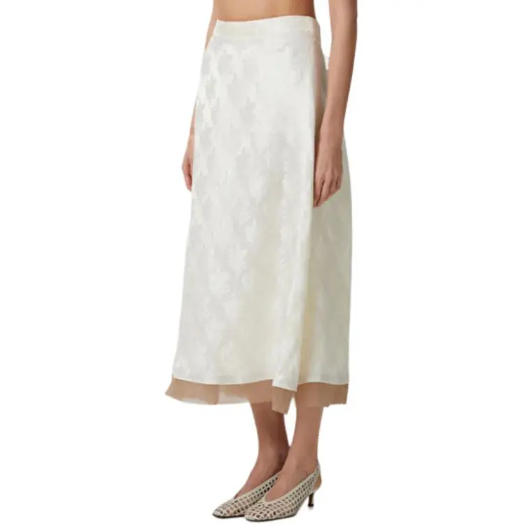 FENDI Patterned jacquard Midi Skirt-4
