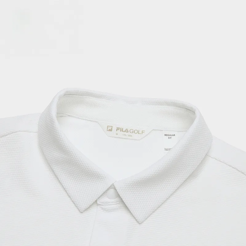 FILA Golf Series Polo Shirt Men's Jade White-2