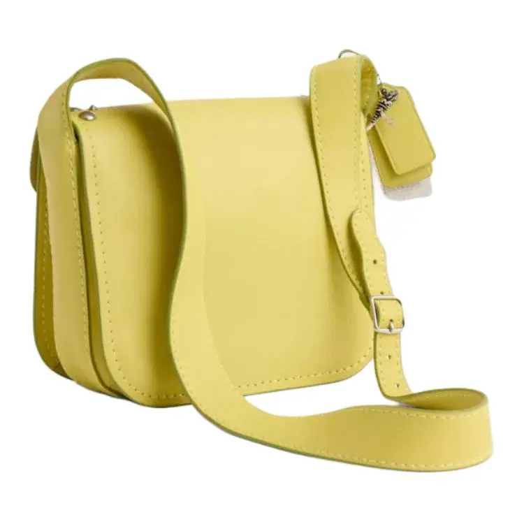 COACH Drifter Leather Crossbody Bag, Shoulder Bag Trumpets Women's Slime Green-1