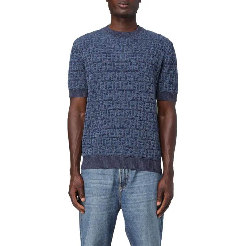 FENDI All Over Ff Motif Crewneck Jumper-2