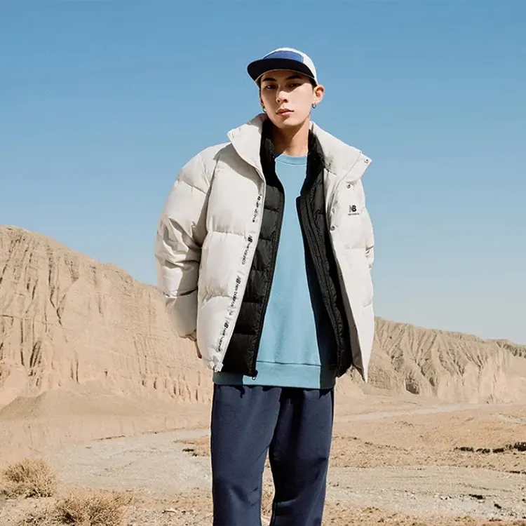 New Balance Down Jackets Men White XXL - POIZON