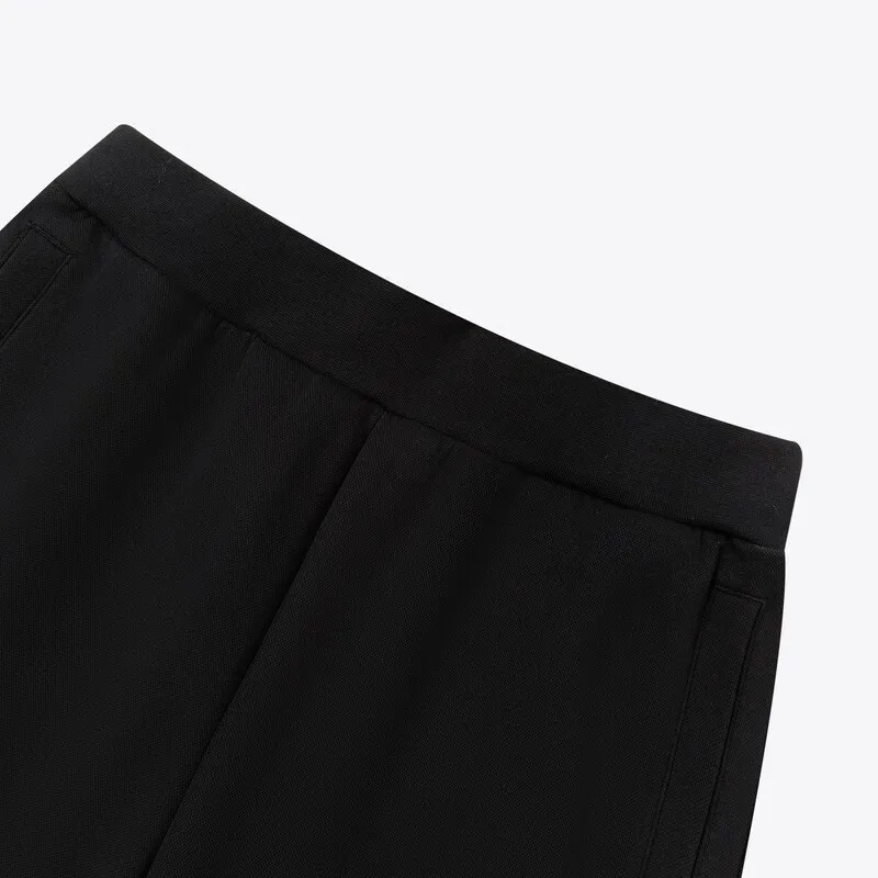 Le Coq Sportif Casual Pants Men's Black-6