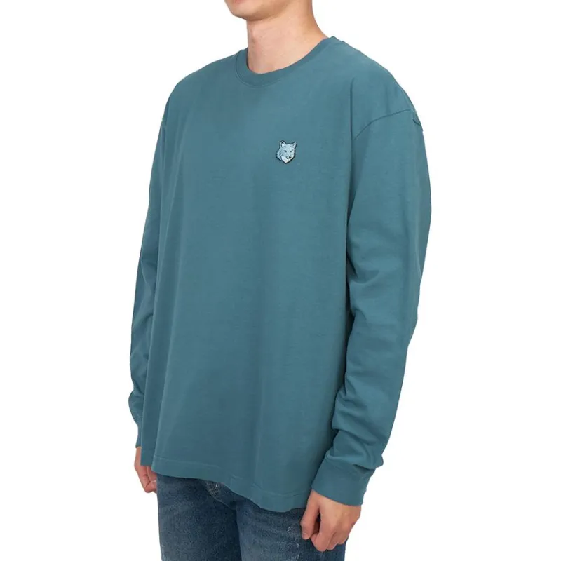 Maison Kitsune Sweatshirt Men's Blue-2