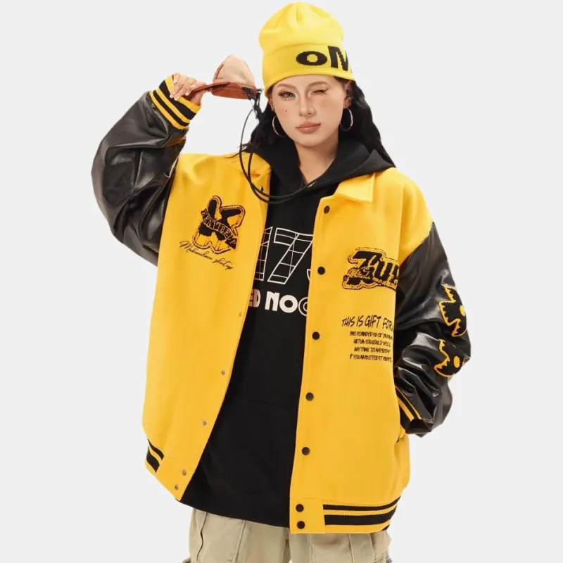 Fall Essentials Baseball Jacket Unisex-1