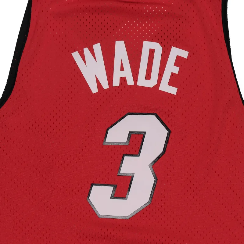 Mitchell Ness 'NBA Miami Heat 2005 Dwyane Wade' Alternate Finals Jersey-3
