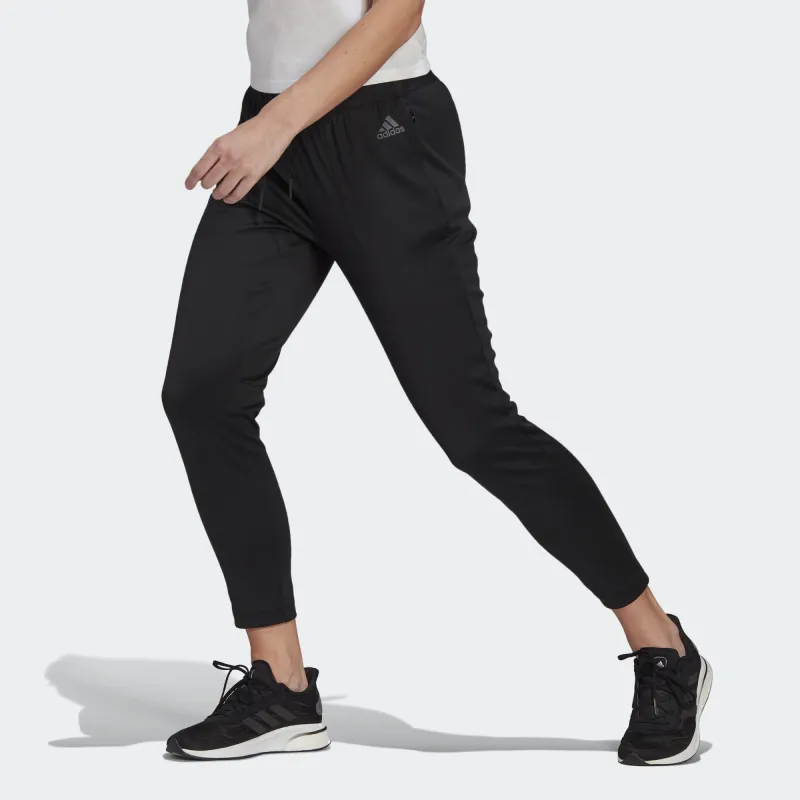 Adidas AEROREADY Knitted Sweatpants Women's Black-3