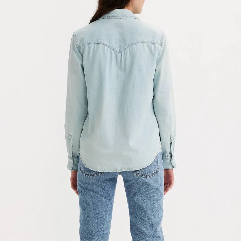 Levi's Shirt Women's Light Blue-3