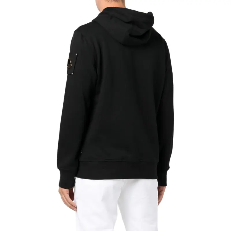 Moose Knuckles Logo Plaque Drawstring Hoodie-3