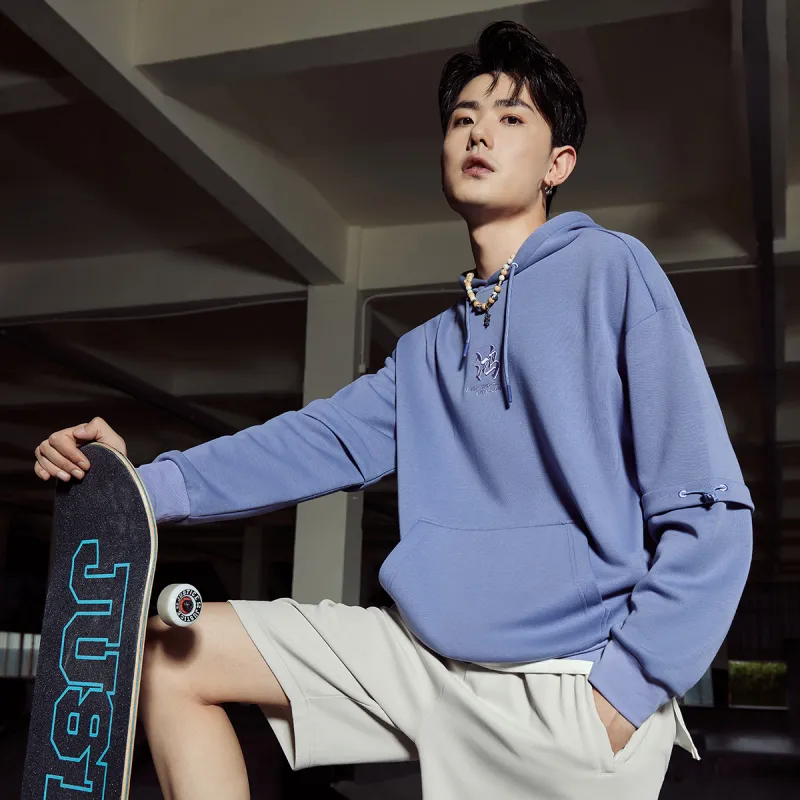 Erke Sweatshirt Men's Blue Purple-7