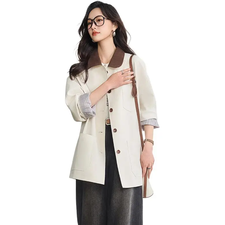 Yi Mengyuan Trench Coat Women's-2