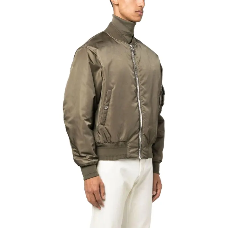 Givenchy Logo Printed Zipped Bomber Jacket-3
