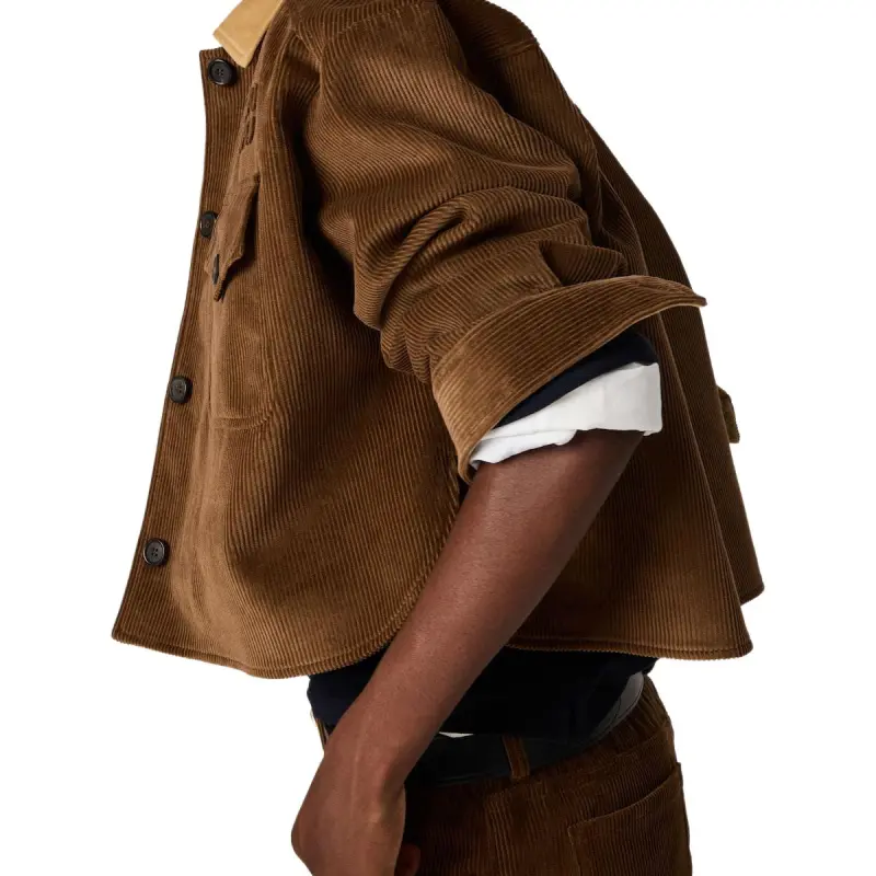 MIU MIU FW24 Jackets & Coats Women's Cocoa Brown-4