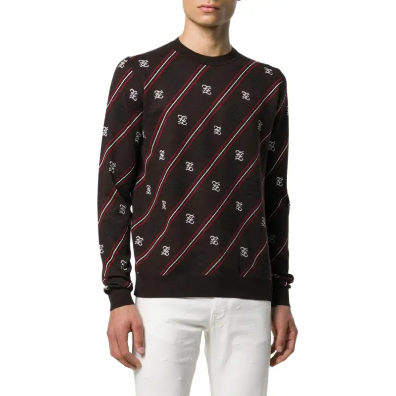 FENDI Sweaters Men Dark Brown-2