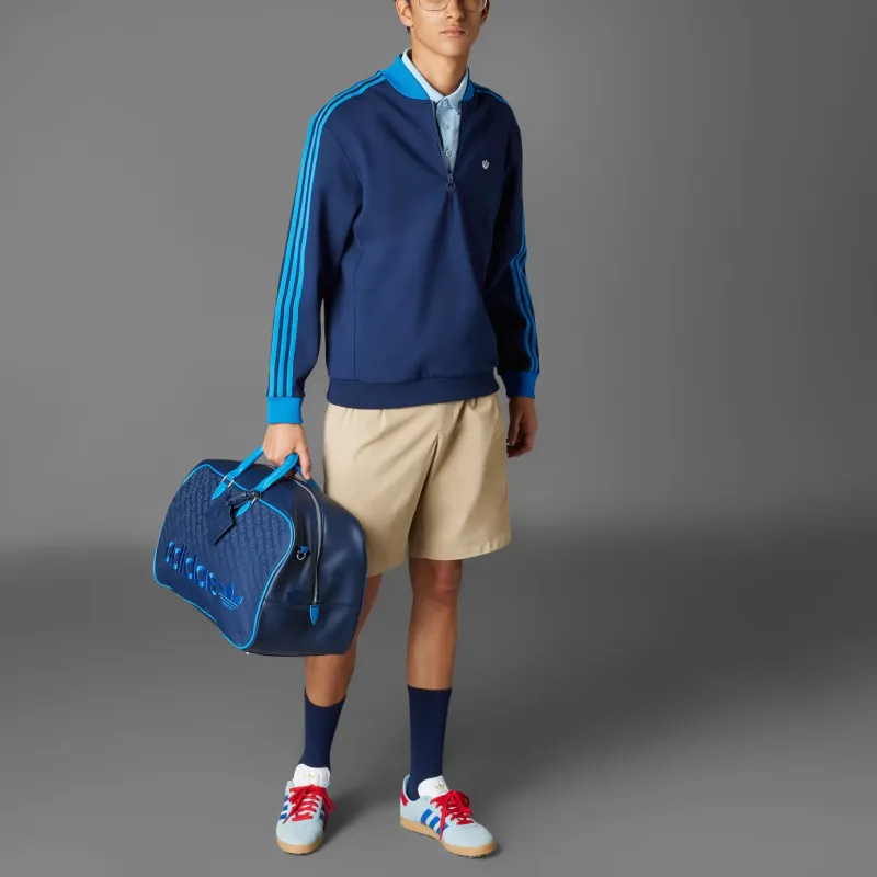 Adidas Originals 3 Stripes 1/4 Zip Sweatshirt-1