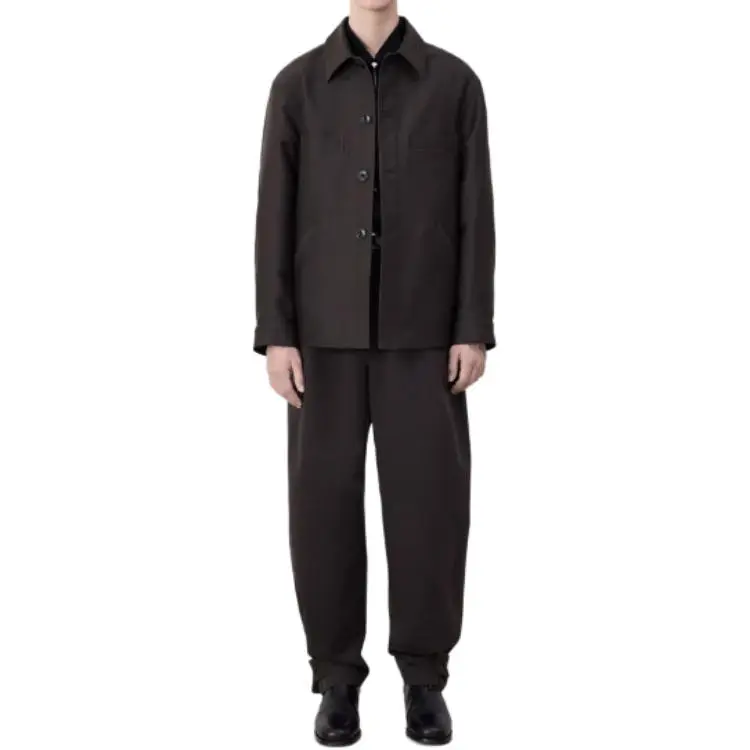 Lemaire Single Breasted Straight Hem Shirt Jacket-2