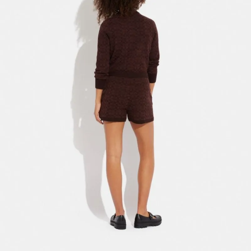 COACH Casual Shorts Women's Umber-2