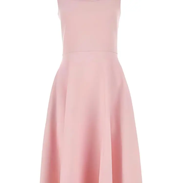Valentino Straight Hem Sleeveless Midi Dress-2
