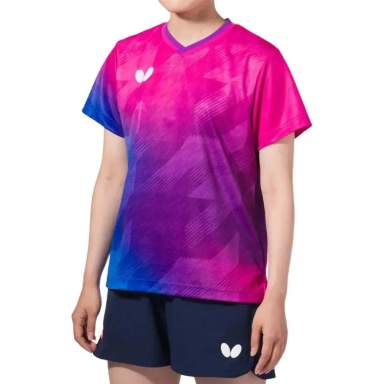 Butterfly T-Shirt Women's Purple-1