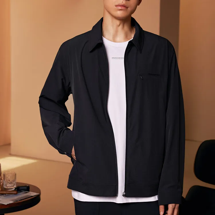 Skechers Jacket Men's Midnight Black-3