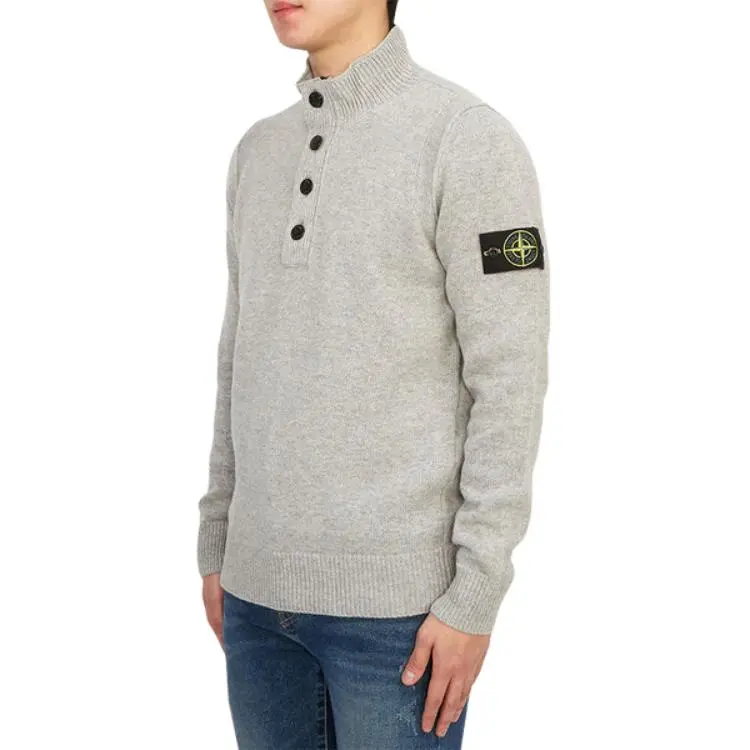 STONE ISLAND Sweater Men's Gray-3