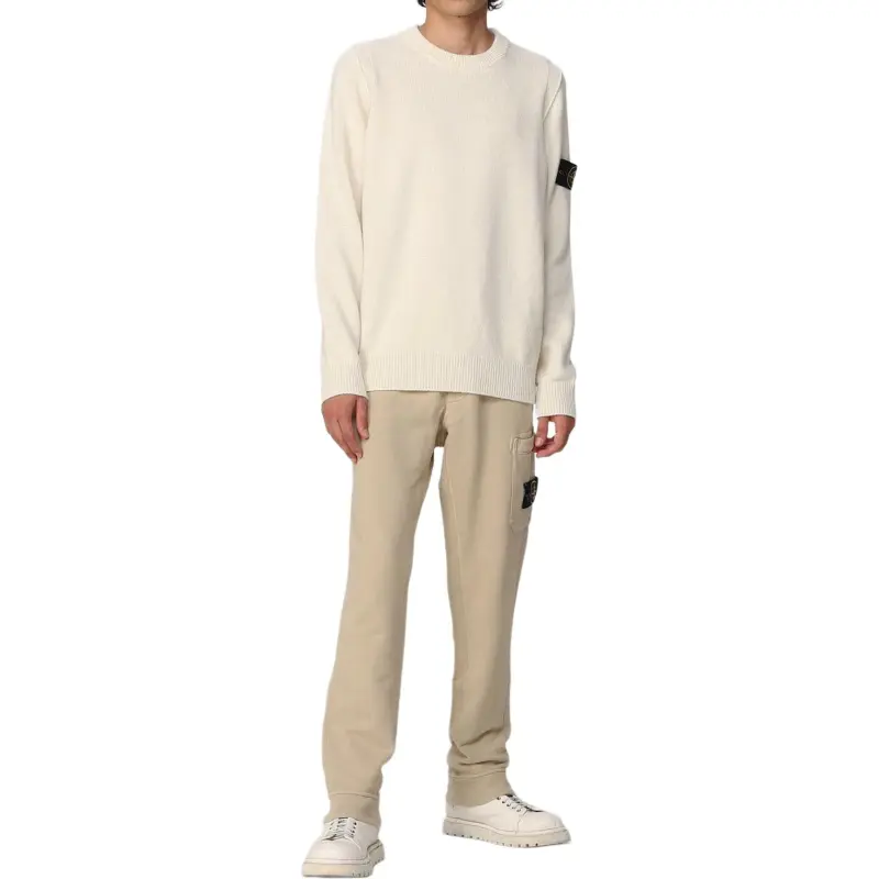 STONE ISLAND Crewneck Long-Sleeve Knit Jumper-3