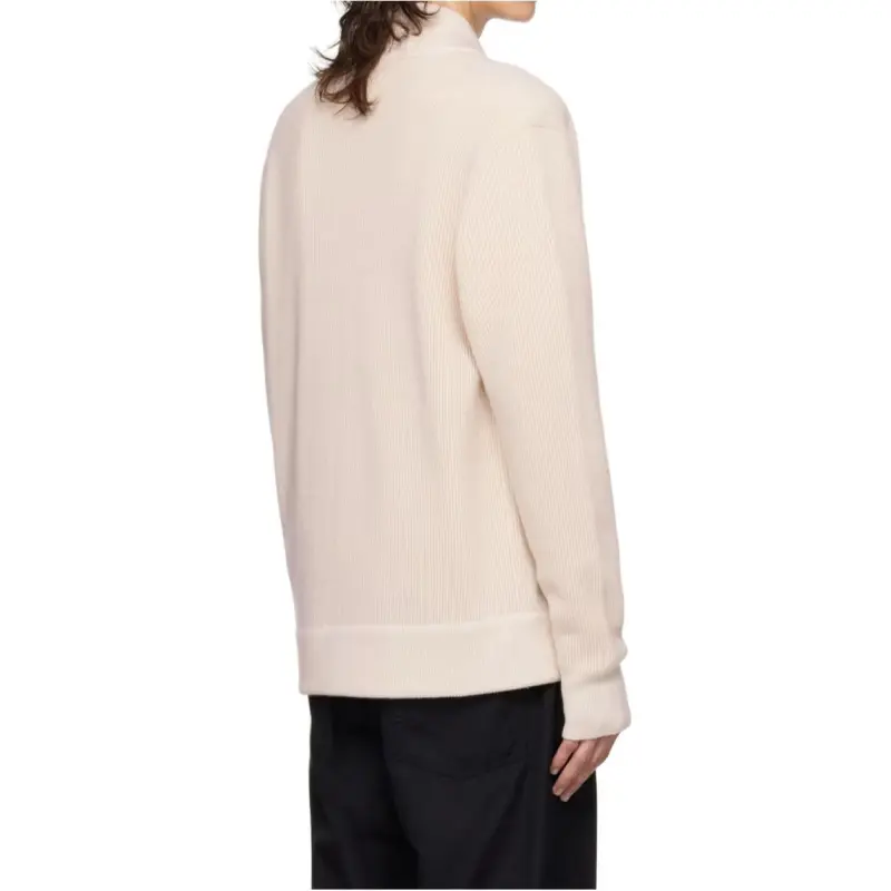 LARDINI Ribbed Cardigan-4