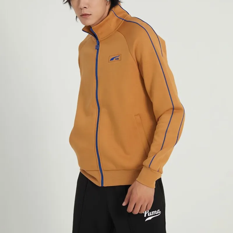 PUMA Jackets Men Khaki-3