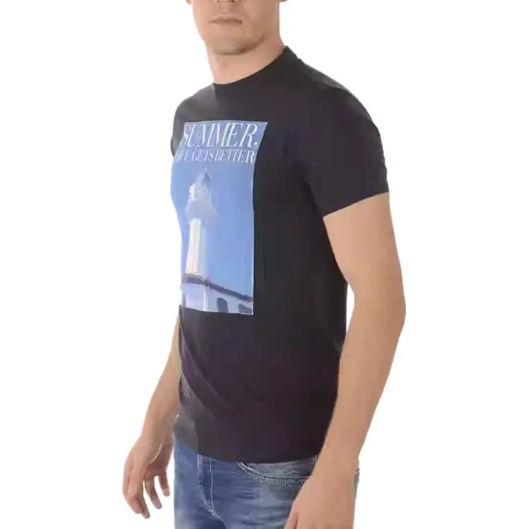 ARMANI JEANS T Shirt Men's Black-2