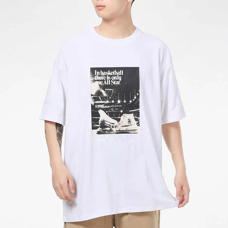 Converse T Shirts Men White-2