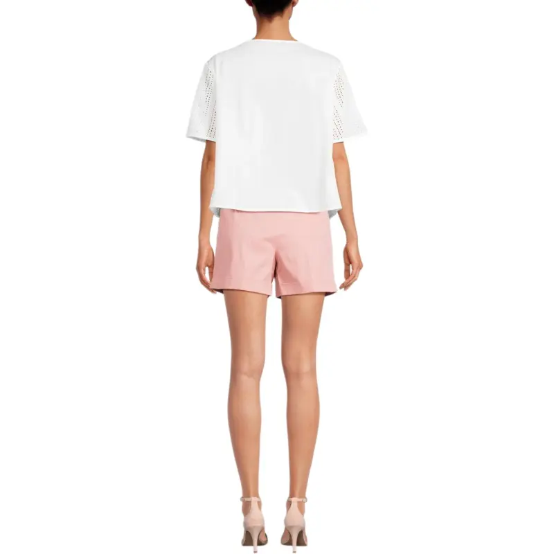 MaxMara Studio Bergen Pleated Tailored Shorts-3