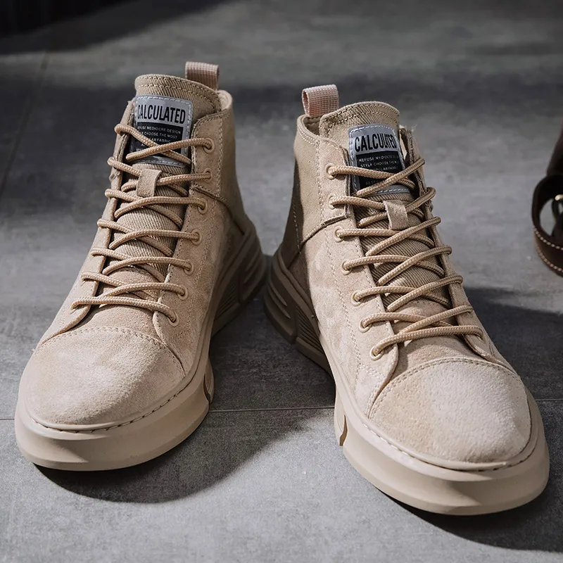 Swinsger Anti-Slip Wear-Resistant High-Top Skateboard Shoes Men's-12
