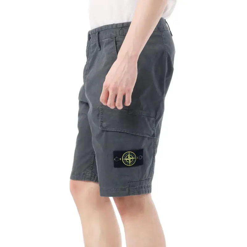 STONE ISLAND Compass Patch Cargo Shorts-2