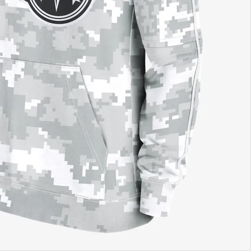 Nike Tennessee Titans Salute To Service Primary Edge Club Men's Nike Nfl Pullover Hoodie-3