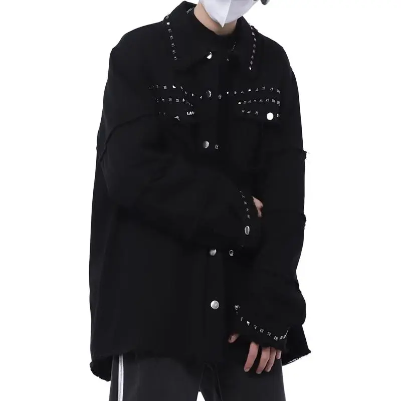MGXEK Denim Jacket Unisex Black-1