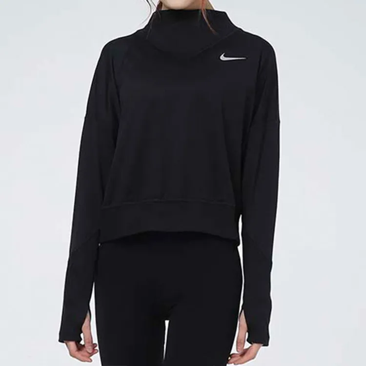 Nike Drop Shoulder Sleeve T Shirt Women's Black-3